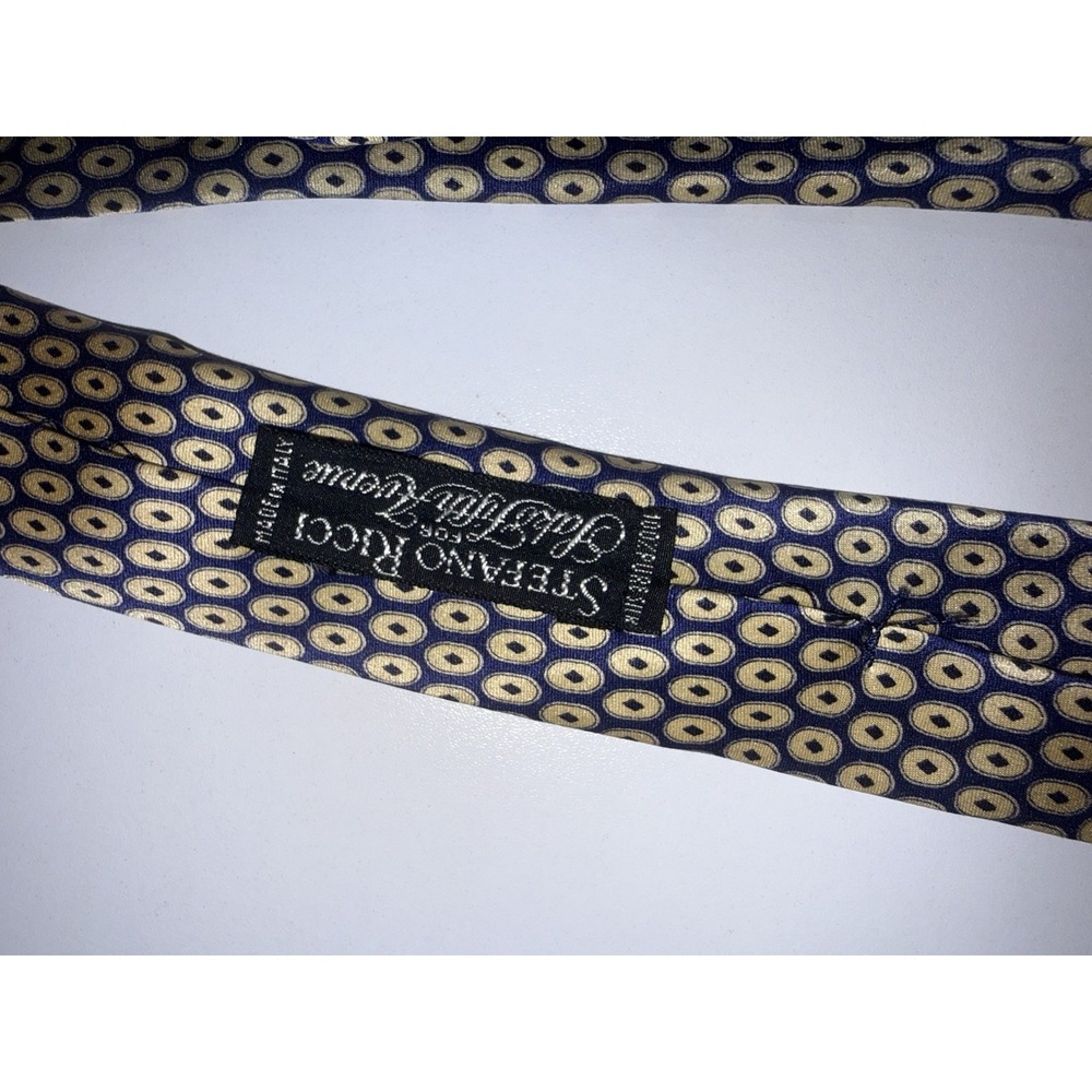 Stefano Ricci‎ Tie Yellow And Blue R - Picture 3 of 5